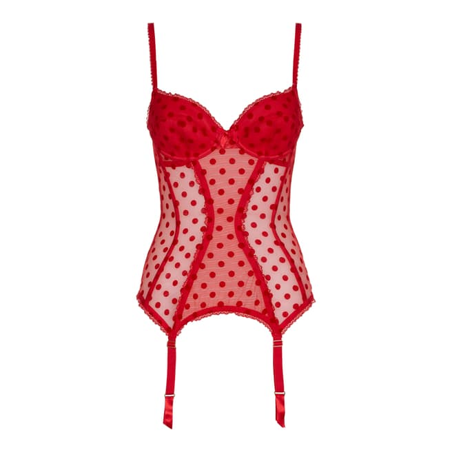 L’Agent by Agent Provocateur Red Rosalyn Basque