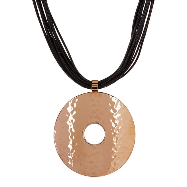 Chloe Collection by Liv Oliver Rose Gold Pendant Necklace