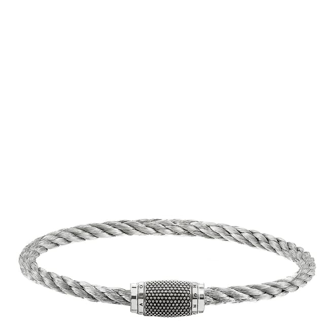 Thomas Sabo Silver/Grey Twisted Bracelet