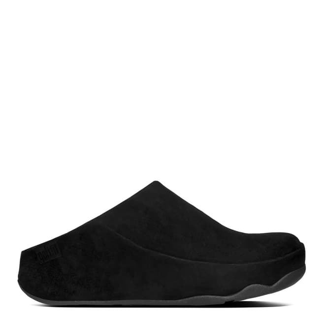 FitFlop Black Suede Gogh Moc Clogues