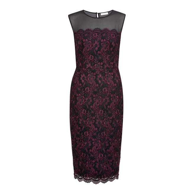 Monsoon Red Molly Lace Dress