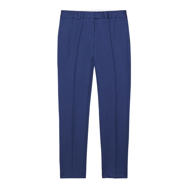 Gant Blue Tailored Cotton Trousers
