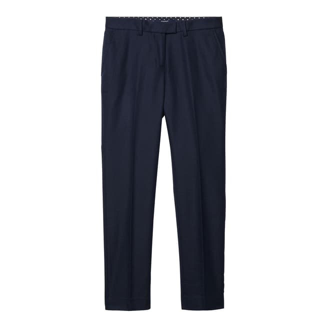 Gant Thunder Blue Classic Tailored Trousers
