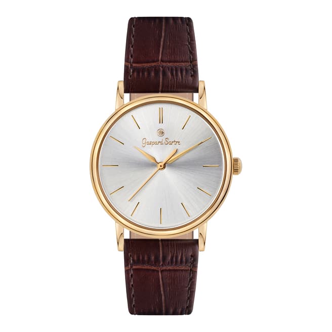 Gaspard Sartre Men's Gold/Brown Stainless Steel L' Imposante Watch