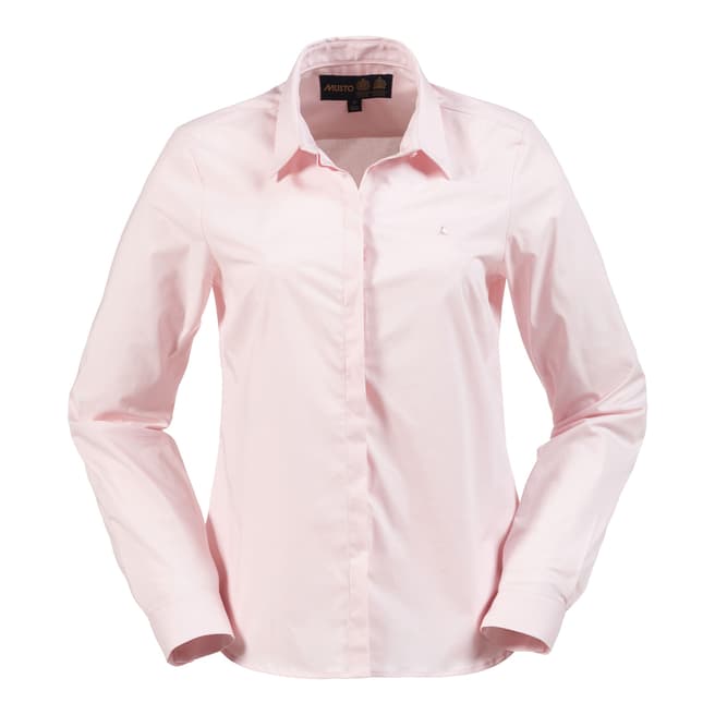 Musto Women's Cool Pink Seren Long Sleeve Cotton Shirt