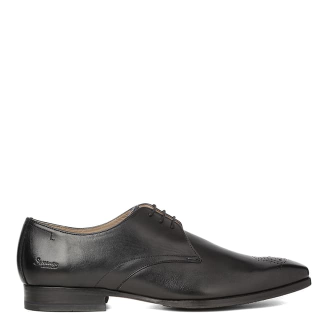 Oliver Sweeney Black Leather Reeth Derby Shoes