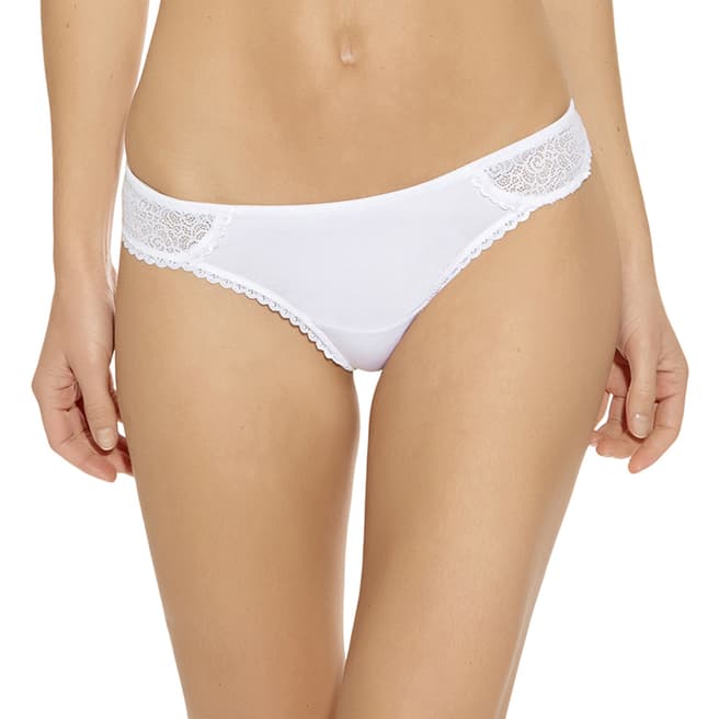 b.tempt'd White B.Awesome Thong