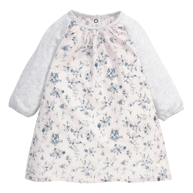 Mamas & Papas Baby Girl's Grey Floral Print Dress