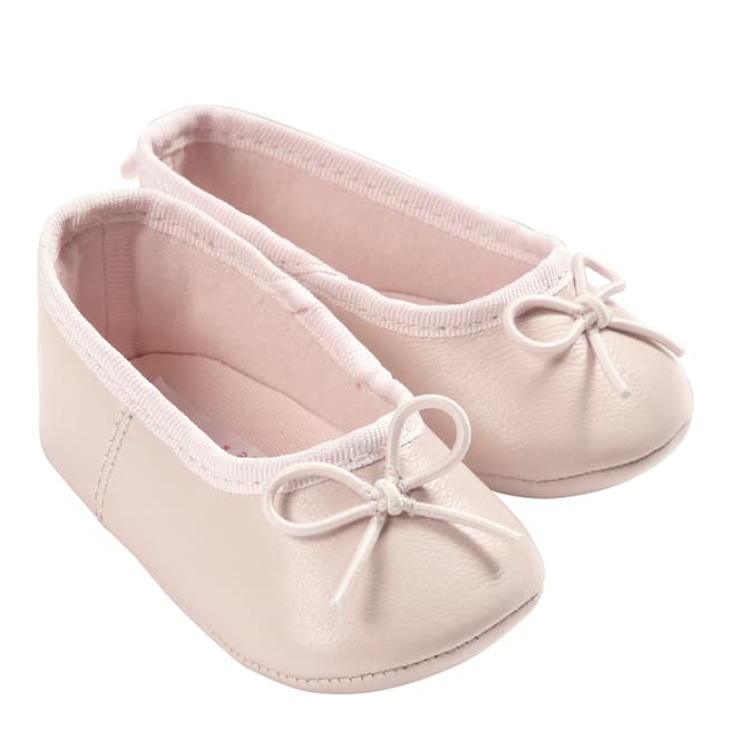 Mamas & Papas Girl's Pink Ballerina Shoes