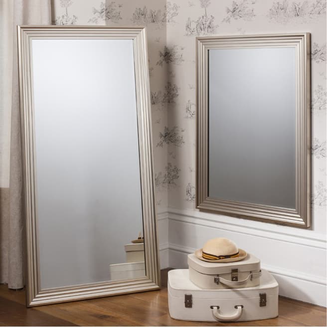 Gallery Living Kennedy Leaner Mirror, Silver