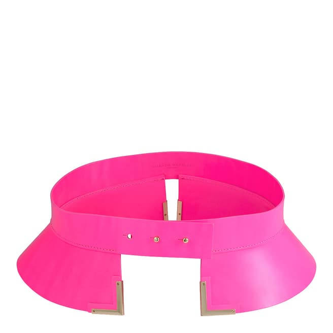 Amanda Wakeley Peplum Belt Accessories Hot Pink