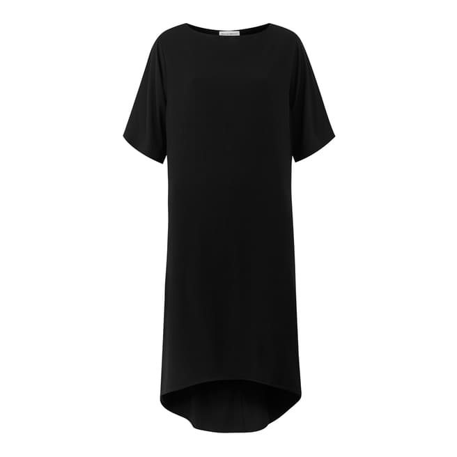 Amanda Wakeley Black Tumacacori Yarn Woven Dress