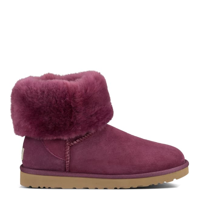 UGG Purple Suede Classic Short Boots