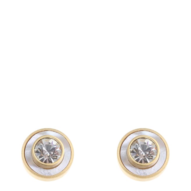 Liv Oliver Mother of Pearl Stud Earrings