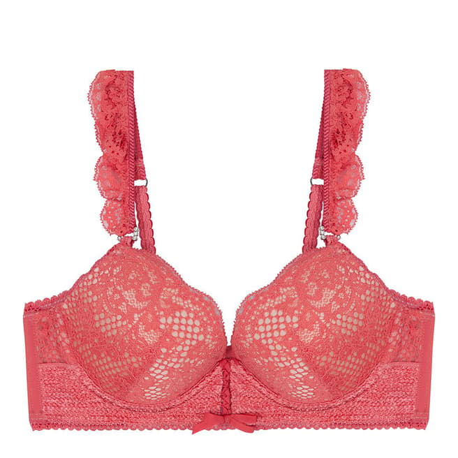 Pleasure State Couture Rose Pink Cara Kink Padded Bra