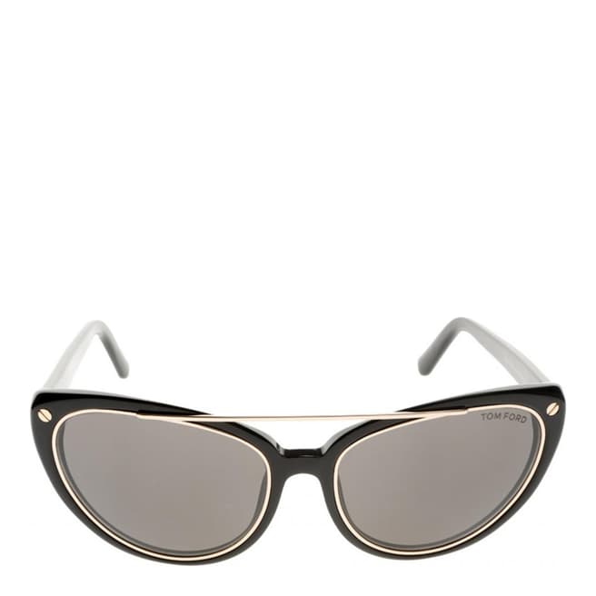 Tom Ford Women's Black/Grey Edita Sunglasses 60mm