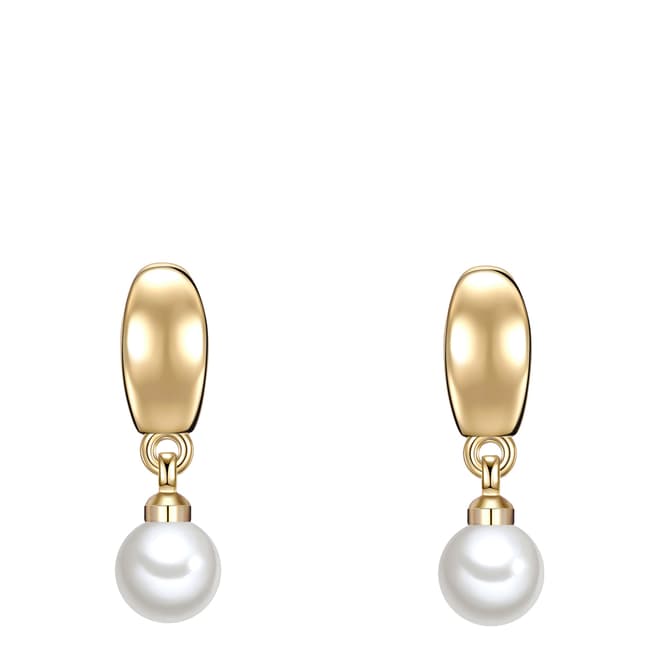 Perldesse White Pearl Earrings 6mm