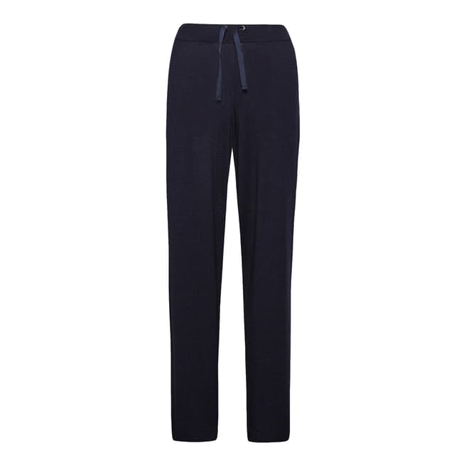 Great Plains True Navy Cashmere Blend Knitted Joggers