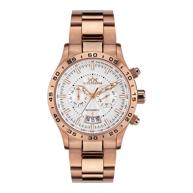 Hindenberg Men's Rose Gold Air Tracer Stainless Steel Watch