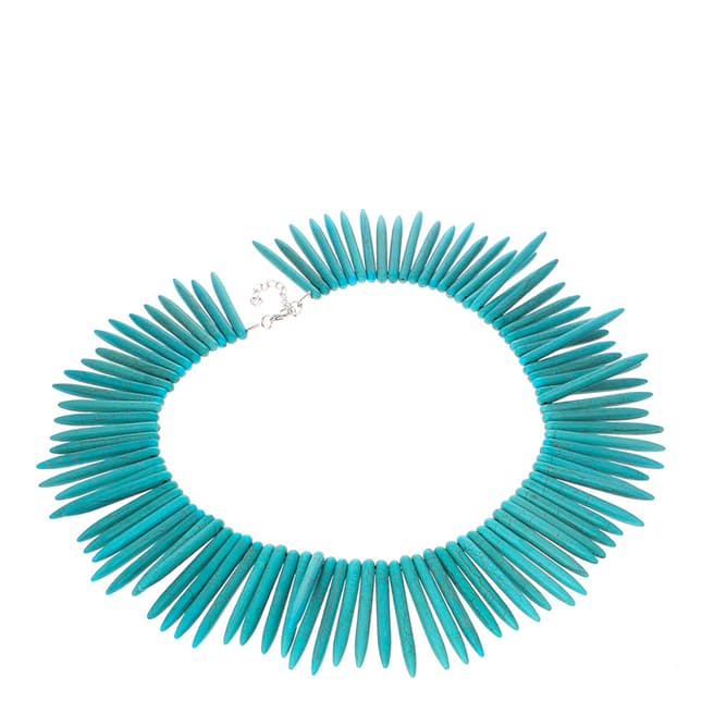 Alexa by Liv Oliver Turquoise Spike Necklace