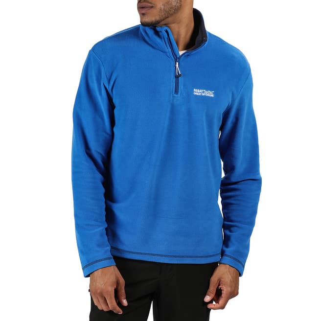 Regatta Blue Insulated Fleece Sweatshirt
