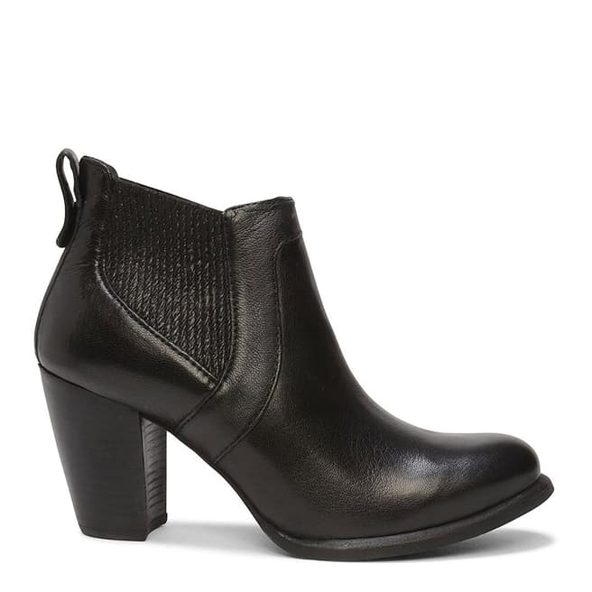 UGG Black Leather Cobie II Ankle Boots