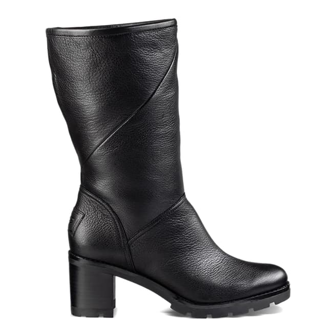 UGG Black Leather Jessia Boots