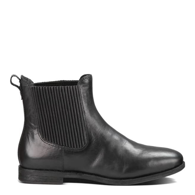 UGG Black Leather Joey Chelsea Boots