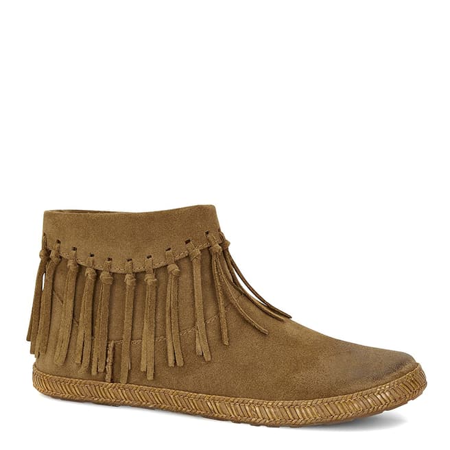 UGG Womens Sand Suede Shenendoah Ankle Boots