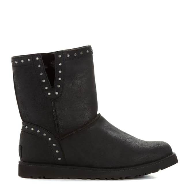 UGG Black Suede Classic Cyd Ankle Boots