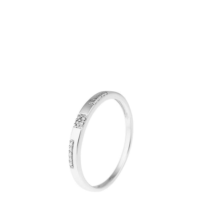 Only You White Gold Diamond Ring 0.01ct