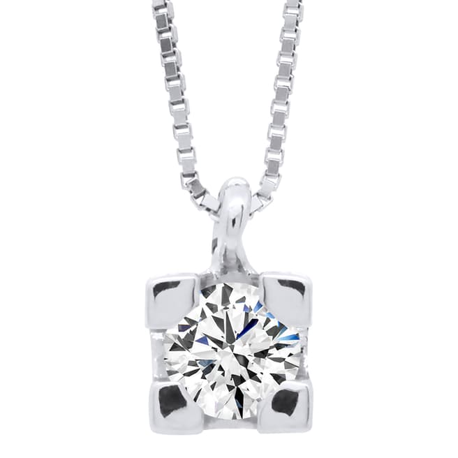 Dyamant White Gold Diamond Necklace 0.20cts