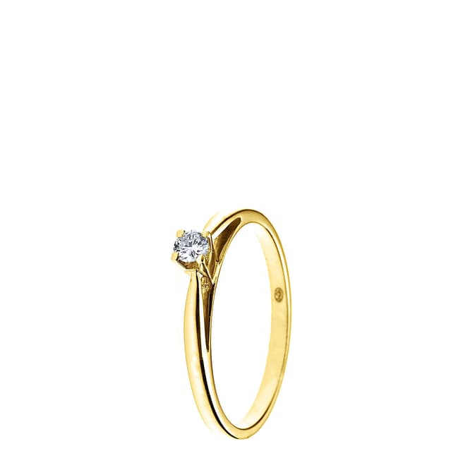 Dyamant Gold Diamond Ring 0.10ct