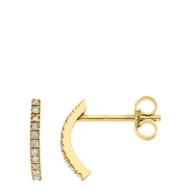 Dyamant Gold Diamond Earrings 0.09ct