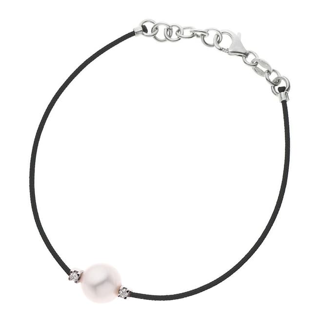 Pretty Solos Pink Freshwater Pearl Bracelet 8-9mm 0.03ct