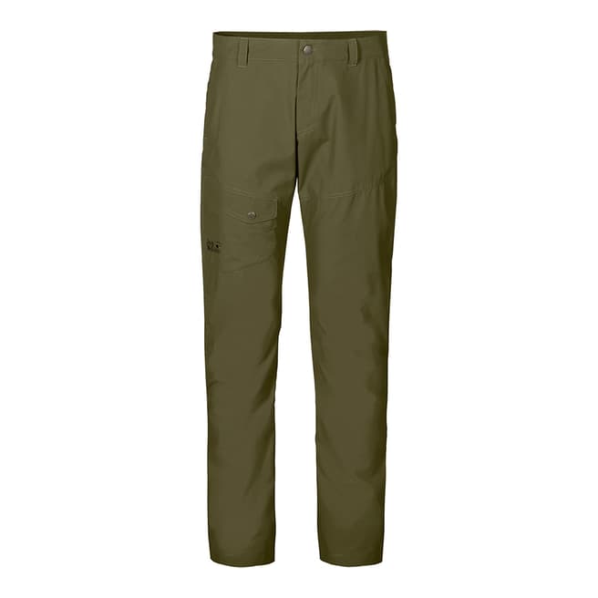Jack Wolfskin Men's Burnt Olive Chino Trousers