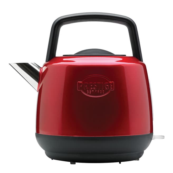 Prestige Red Stainless Heritage Cordless Kettle