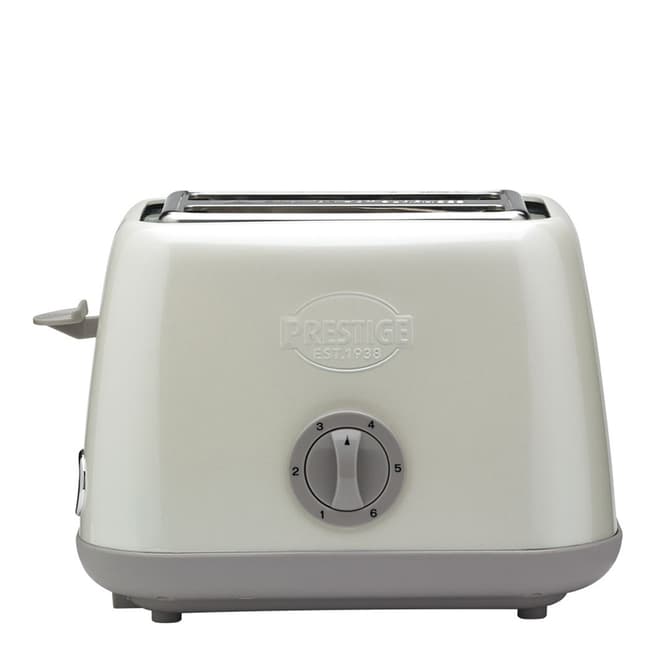 Prestige Cream Stainless Steal Heritage 2 Slice Toaster