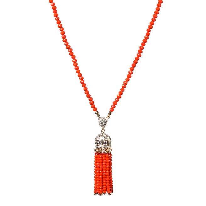 Amrita Singh Ankara Crystal Tassel Necklace