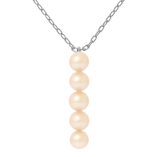 Mitzuko Pink 5 Pearl Necklace