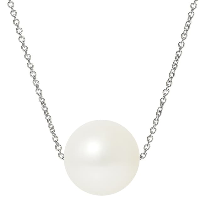 Just Pearl Natural White Pearl Necklace