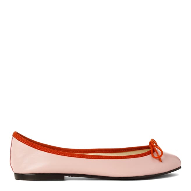 French Sole Nude Leather India Flats