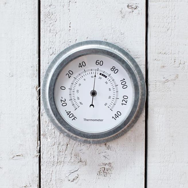 Garden Trading Galvanised Steel St Ives Thermometer