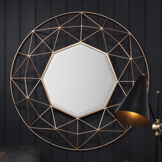 Gallery Living Abridge Wall Mirror in Gold