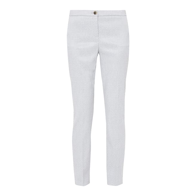 Ted Baker Pale Blue Eiraat Skinny Textured Trousers