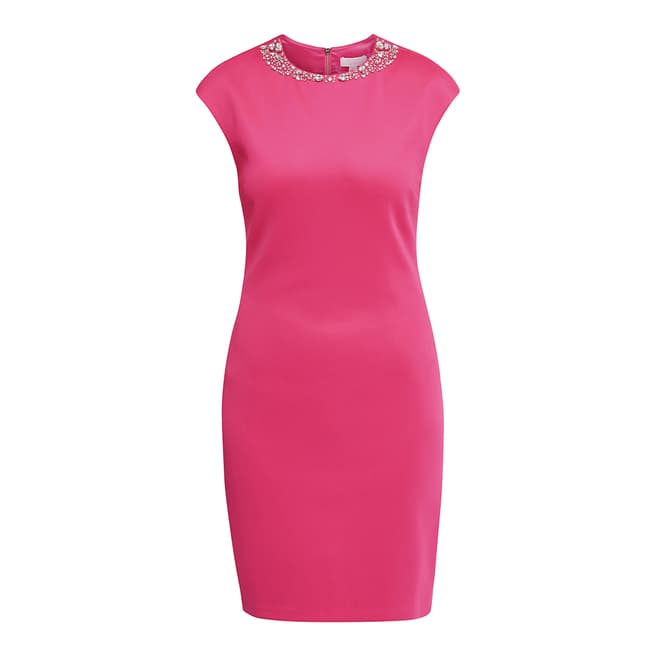 Ted Baker Pink Betiana Embellished Bodycon Dress