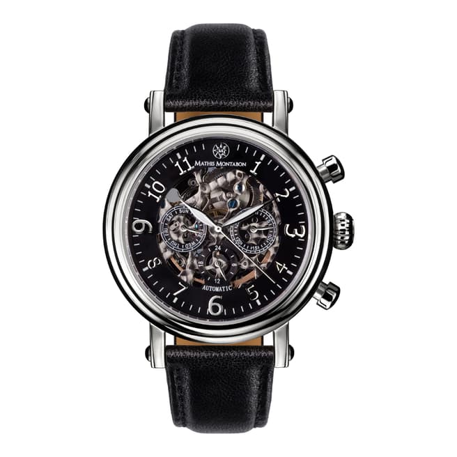 Mathis Montabon Men's Black Leather Watch