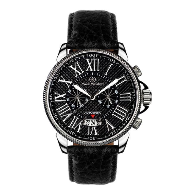 Mathis Montabon Men's Black Leather Watch