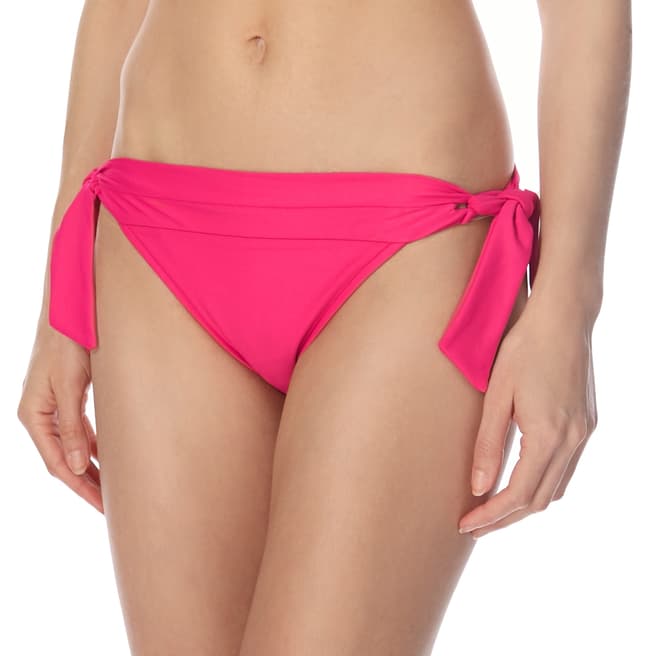 Seafolly Pink Tie Side Bikini Briefs 