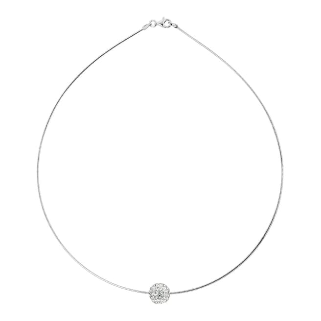 Wish List White Crystal Necklace